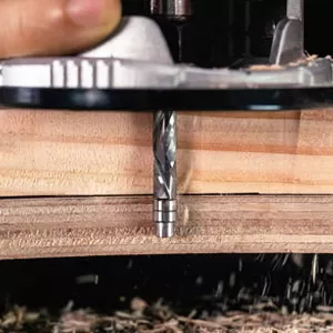 Flush trim router bits